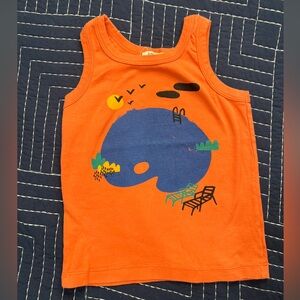 Bobo Choses pool side graphic tank size 6-7 GUC